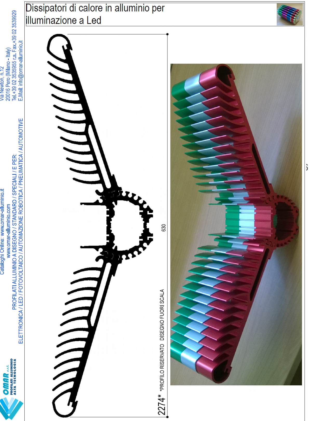 Dissipatore Di Calore A Convezione Naturale Per Amplificatori Di - Foto 4